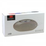 Wholesale Portable Wireless Bluetooth Speaker J33 (Silver)